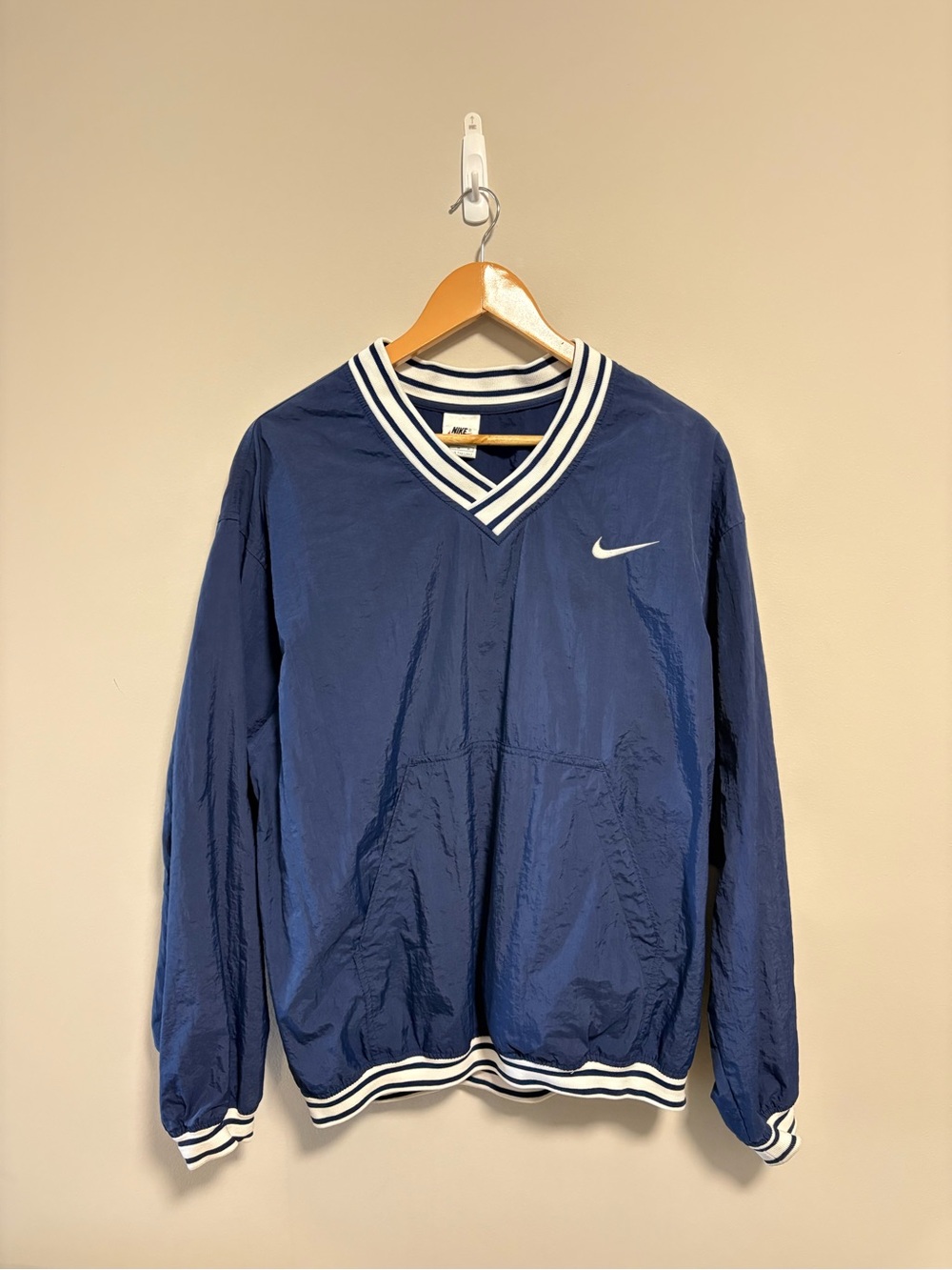 Vintage 90's Nike Lightweight Windbreaker Pullover Size Medium